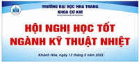 HỘI NGHỊ HỌC TỐT NGÀNH KỸ THUẬT NHIỆT