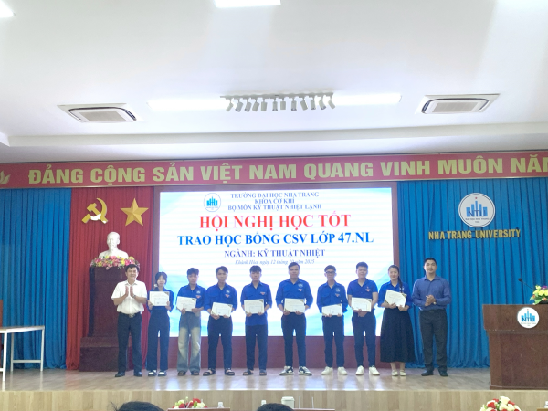 🔥 HỘI NGHỊ HỌC TỐT, NGHIÊN CỨU KHOA HỌC VÀ TRAO HỌC BỔNG SINH VIÊN KỸ THUẬT NHIỆT LẠNH 2025