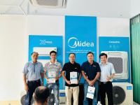 🌟 Khoa Cơ khí tiếp nhận tài trợ máy điều hòa không khí và trang thiết bị từ Công ty Midea Việt Nam