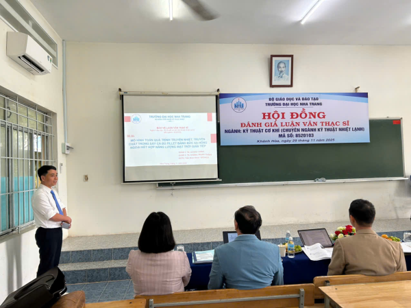 BUỔI BẢO VỆ LUẬN VĂN THẠC SĨ – KHOA CƠ KHÍ DIỄN RA THÀNH CÔNG TỐT ĐẸP