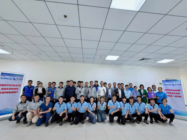 🌸LỄ TRAO CHỨNG NHẬN THỰC TẬP TẠI NHÀ MÁY NHIỆT ĐIỆN BOT VÂN PHONG 1 – DẤU ẤN TRƯỞNG THÀNH CỦA SINH VIÊN KHOA CƠ KHÍ⚡