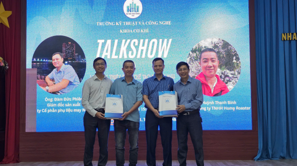 KHOA CƠ KHÍ TỔ CHỨC TALKSHOW – CHIA SẺ KỸ NĂNG THIẾT KẾ & CHẾ TẠO TRONG THỰC TẾ SẢN XUẤT