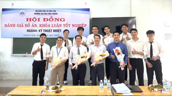 🎓 LỄ BẢO VỆ KHÓA LUẬN TỐT NGHIỆP NGÀNH KỸ THUẬT NHIỆT KHÓA 63 – NIÊN KHÓA 2021–2025